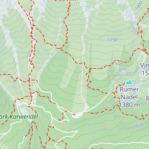Map of Flungerhütte