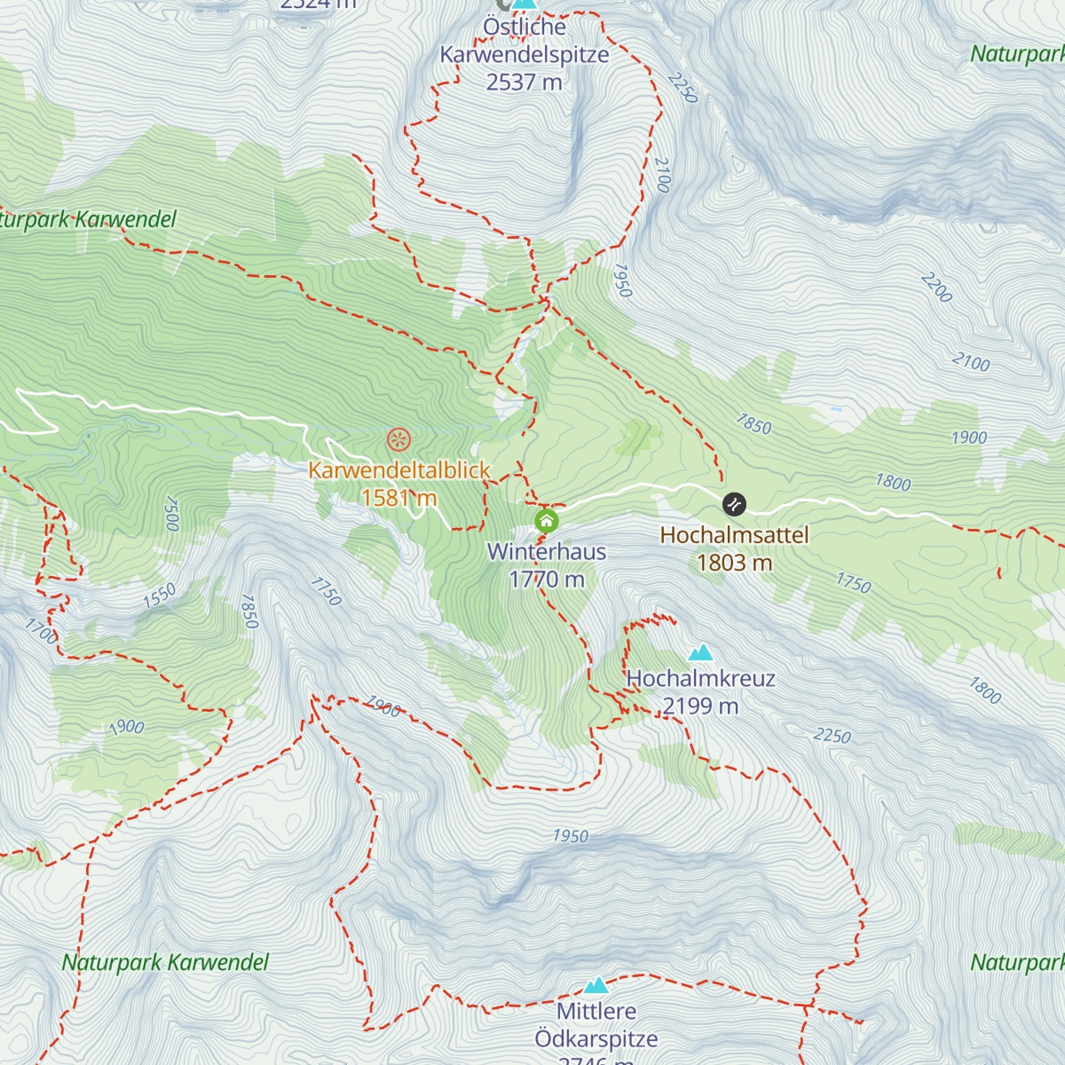 Karwendelhaus map
