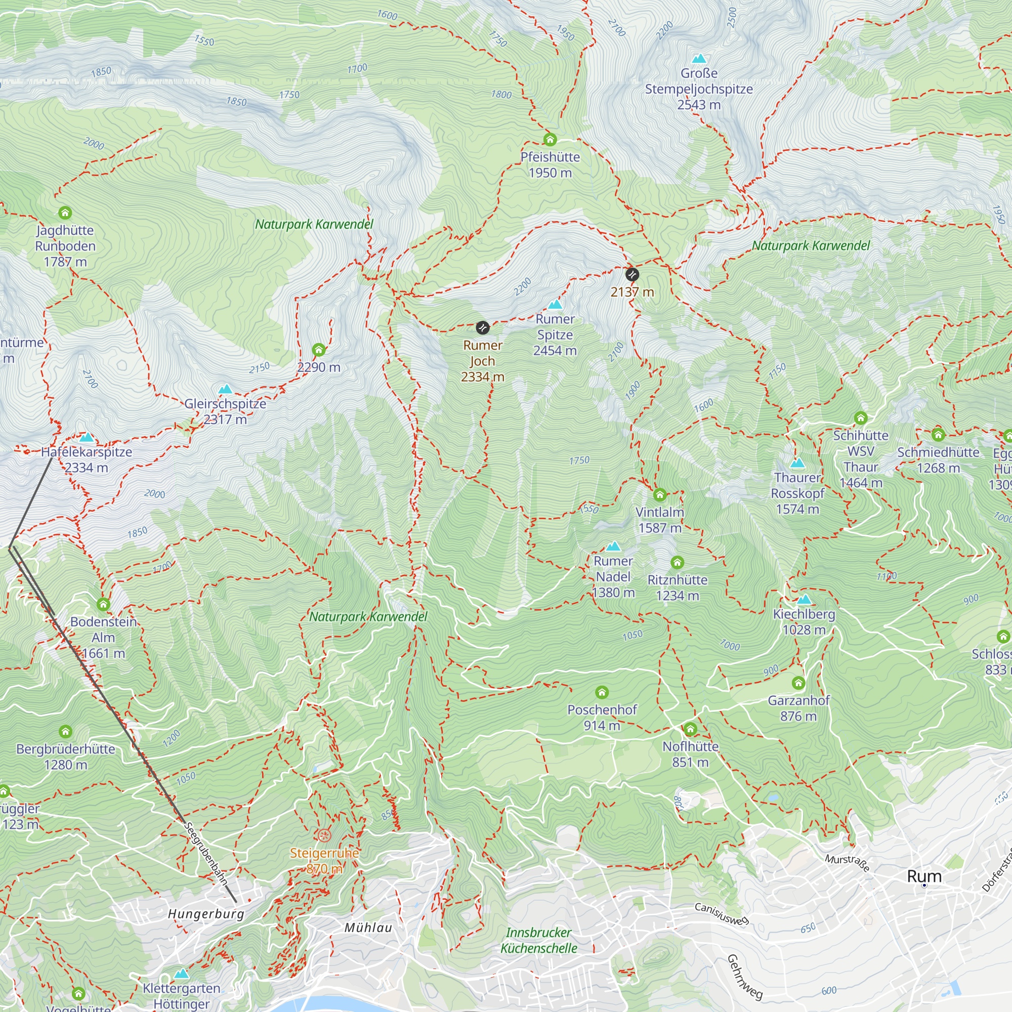 Gritschhütte map