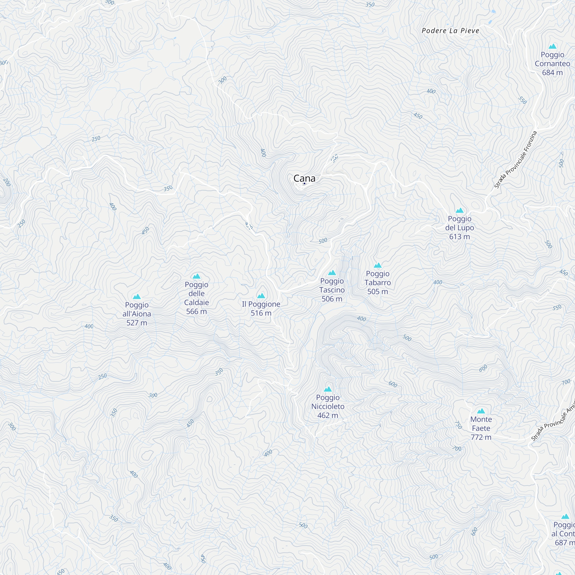 Capanna Rossa map