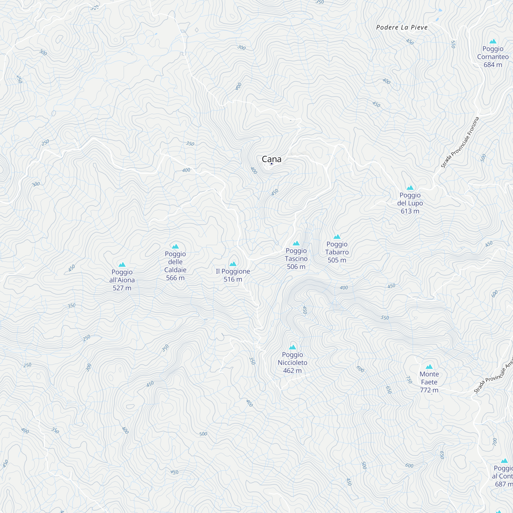 Capanna Rossa map