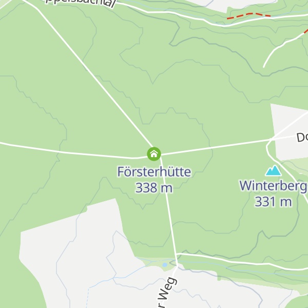 Map of Försterhütte