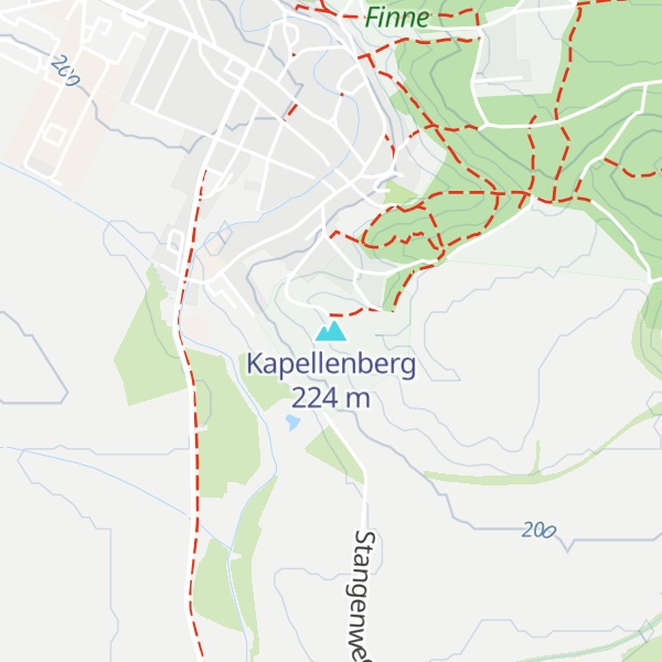 Map of Kapellenberg