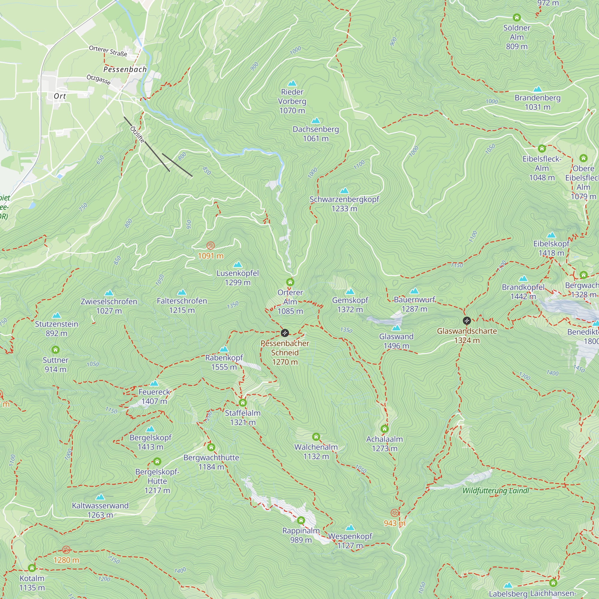 Jagd-Hütte map