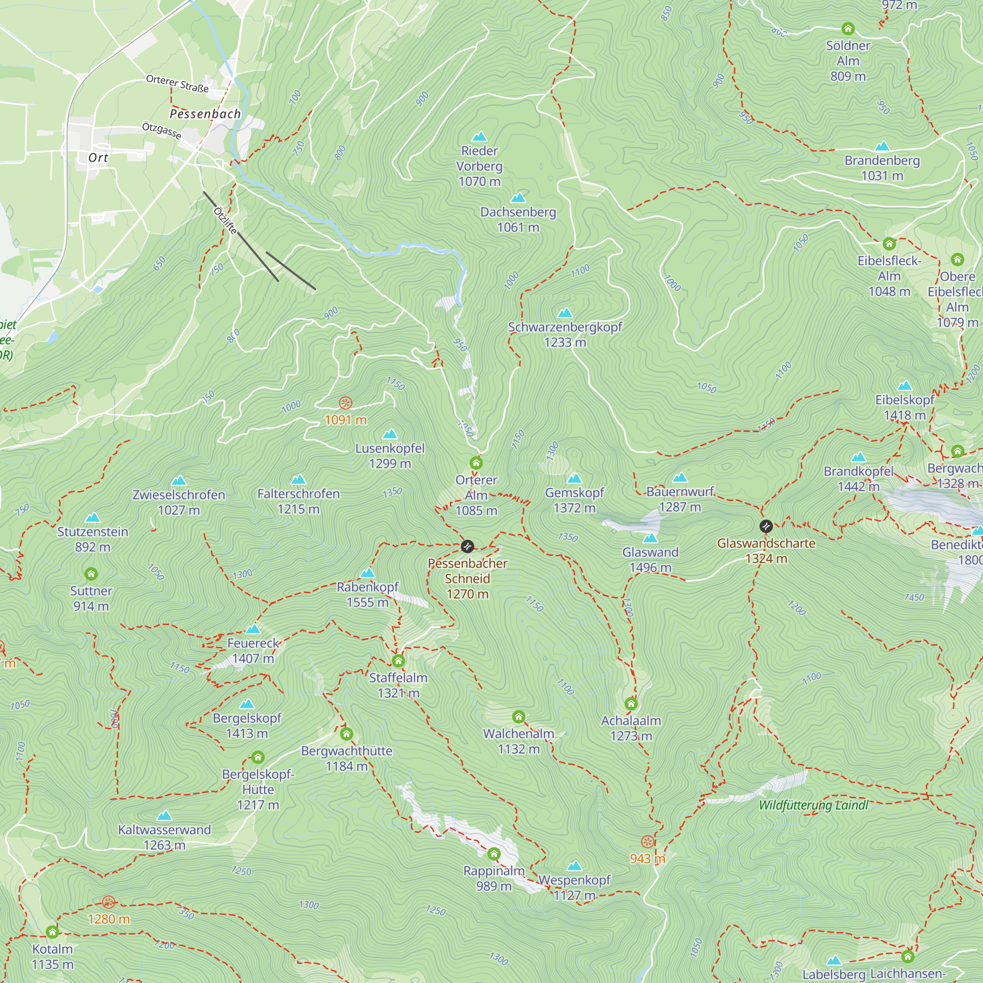 Jagd-Hütte map