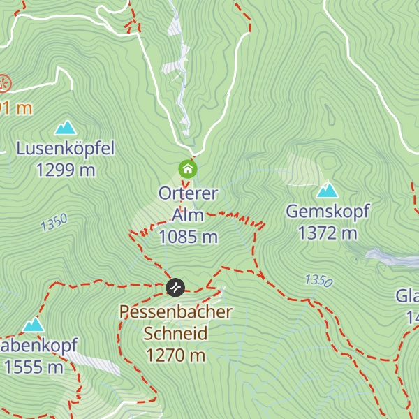 Map of Jagd-Hütte