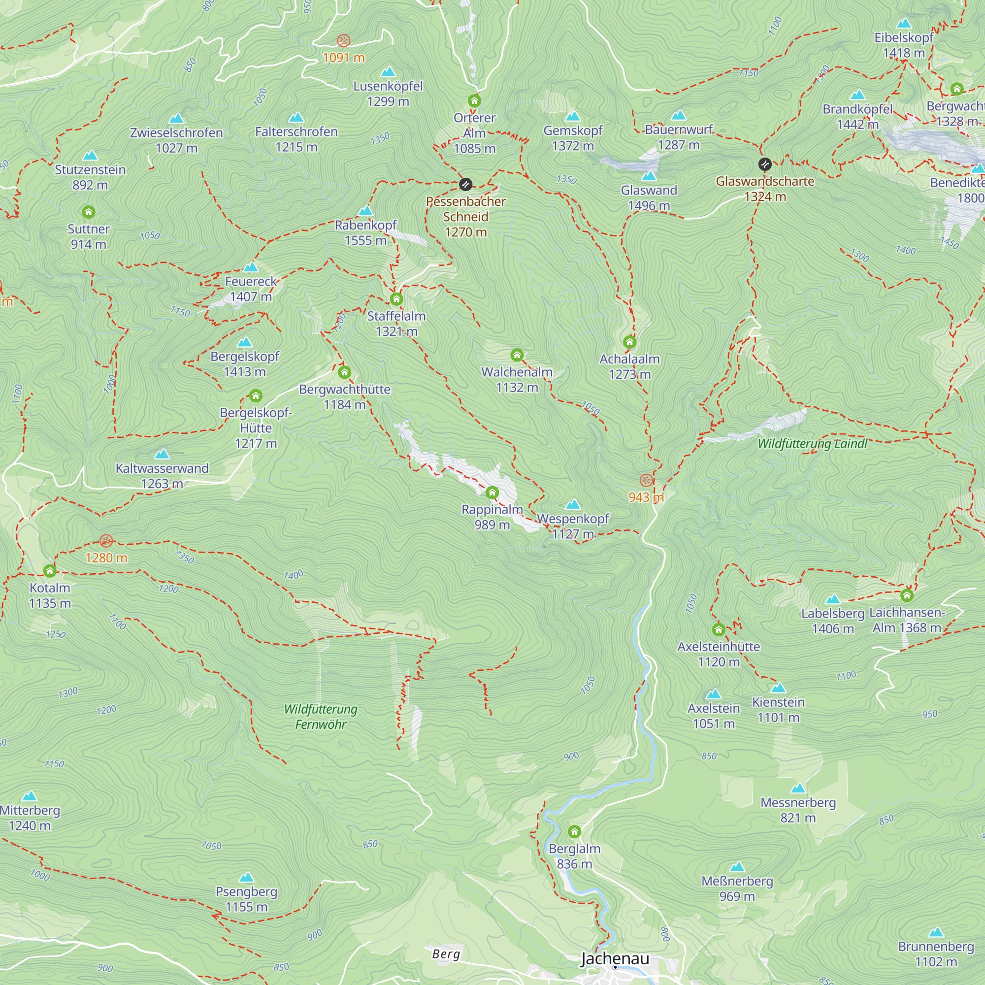 Rappinalm map