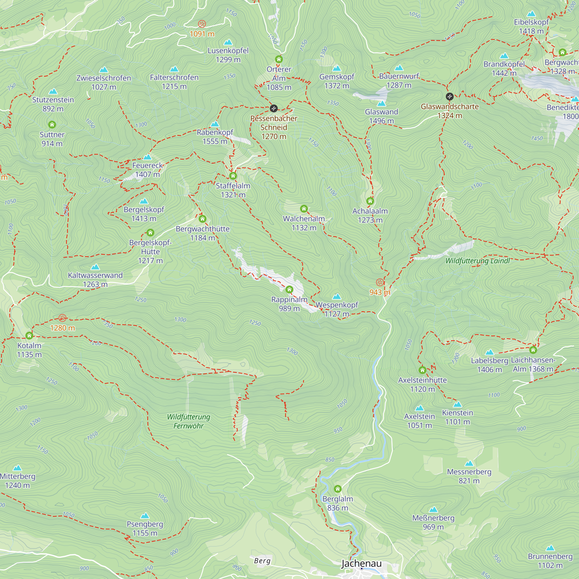 Rappinalm map
