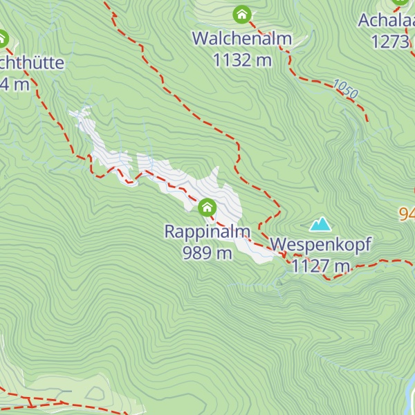 Map of Rappinalm