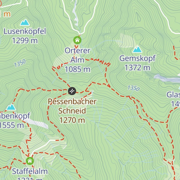 Map of Kleinhütte