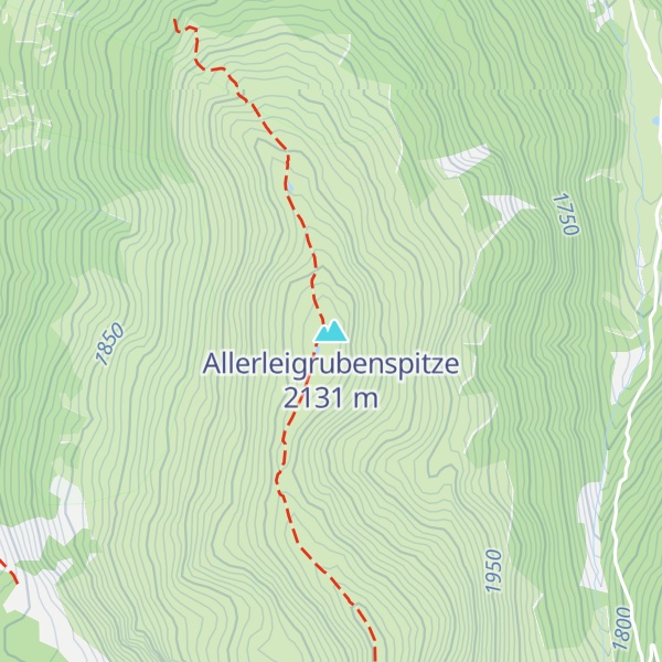 Map of Allerleigrubenspitze