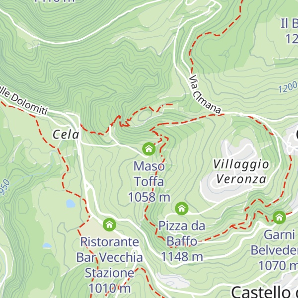 Map of Maso Toffa