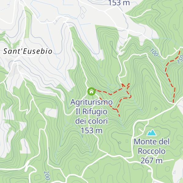 Map of Agriturismo Il Rifugio dei colori