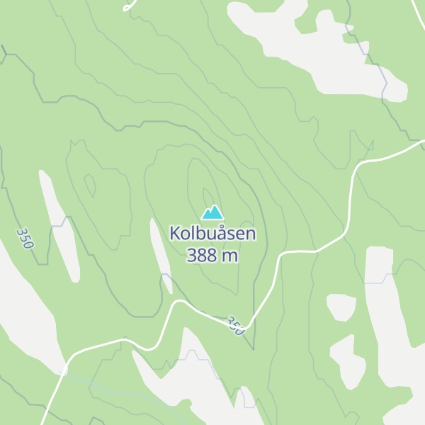 Map of Kolbuåsen