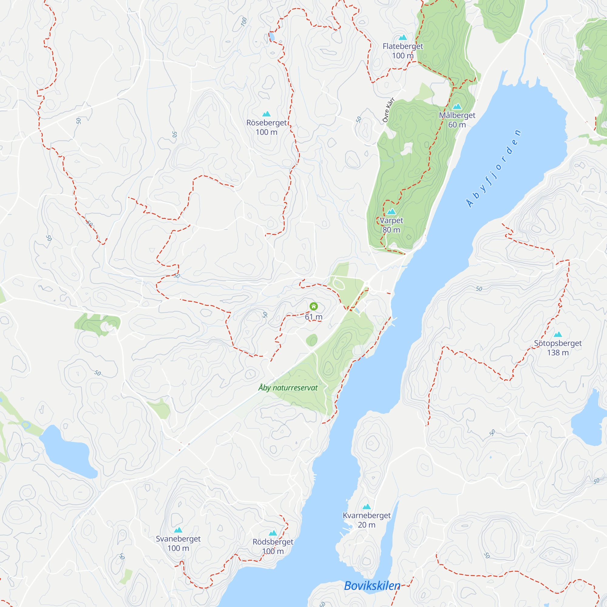 Toppstugan map