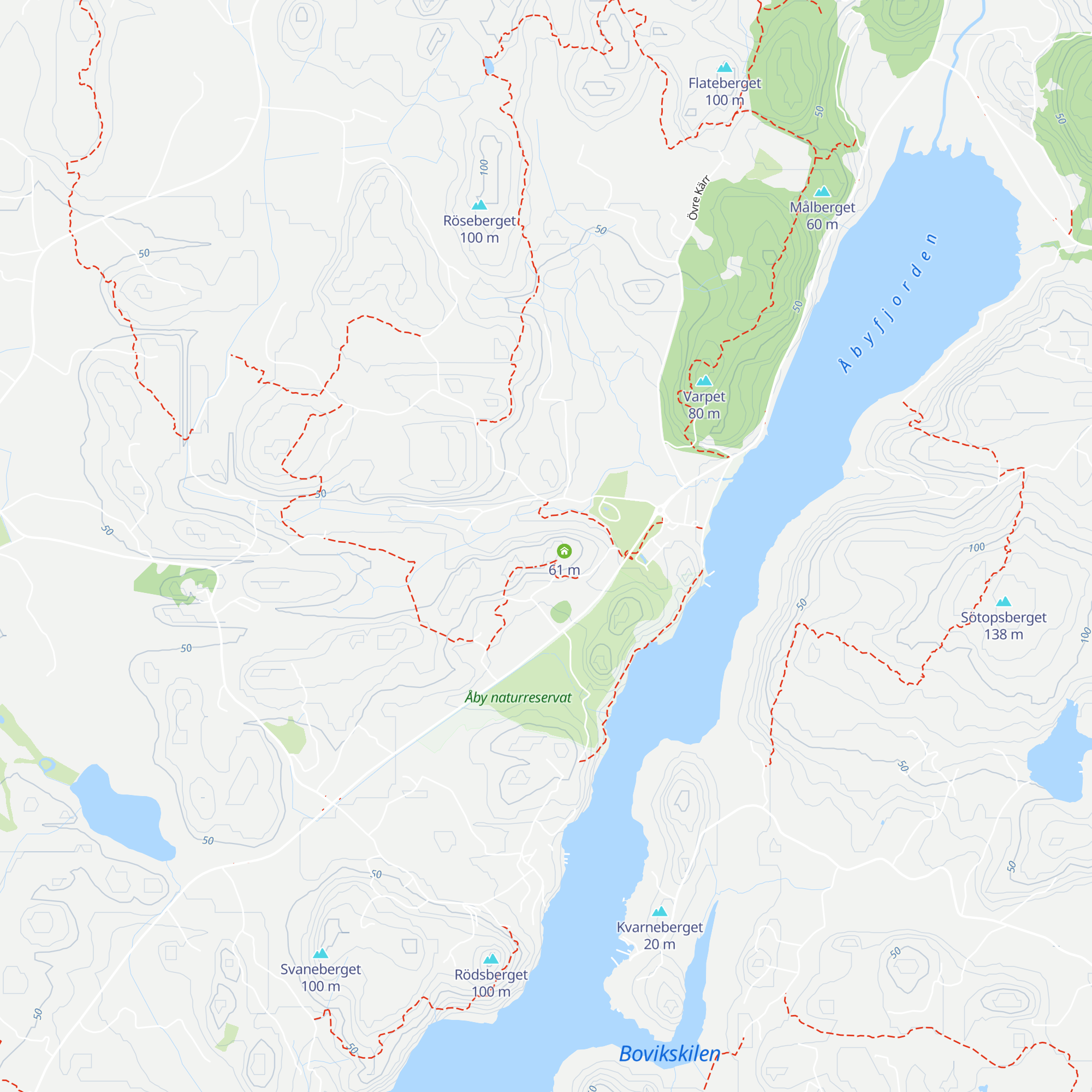 Toppstugan map