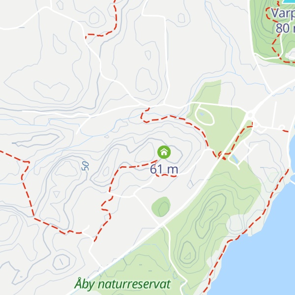Map of Toppstugan