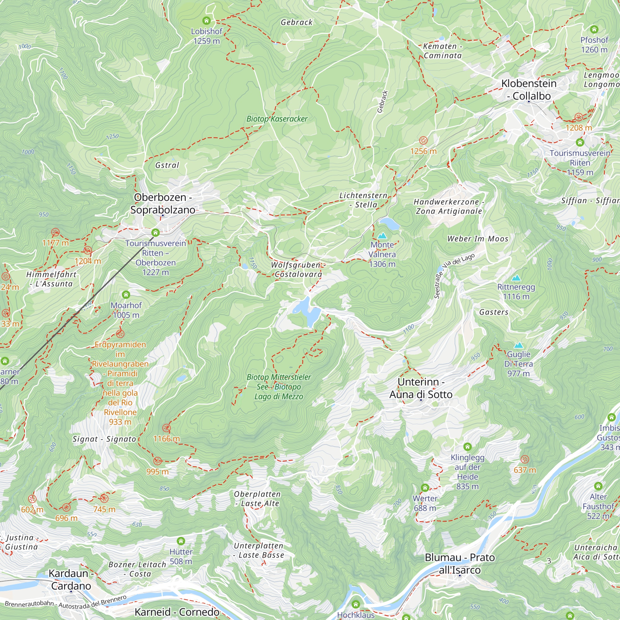 Hotel am Wolfsgrubersee map