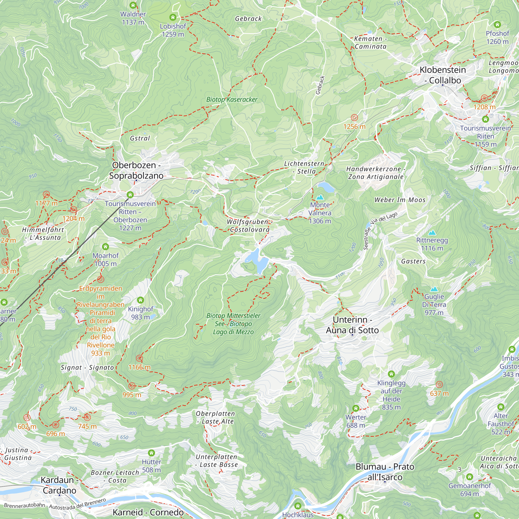 Hotel am Wolfsgrubersee map