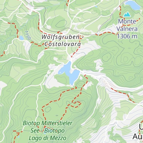 Map of Hotel am Wolfsgrubersee