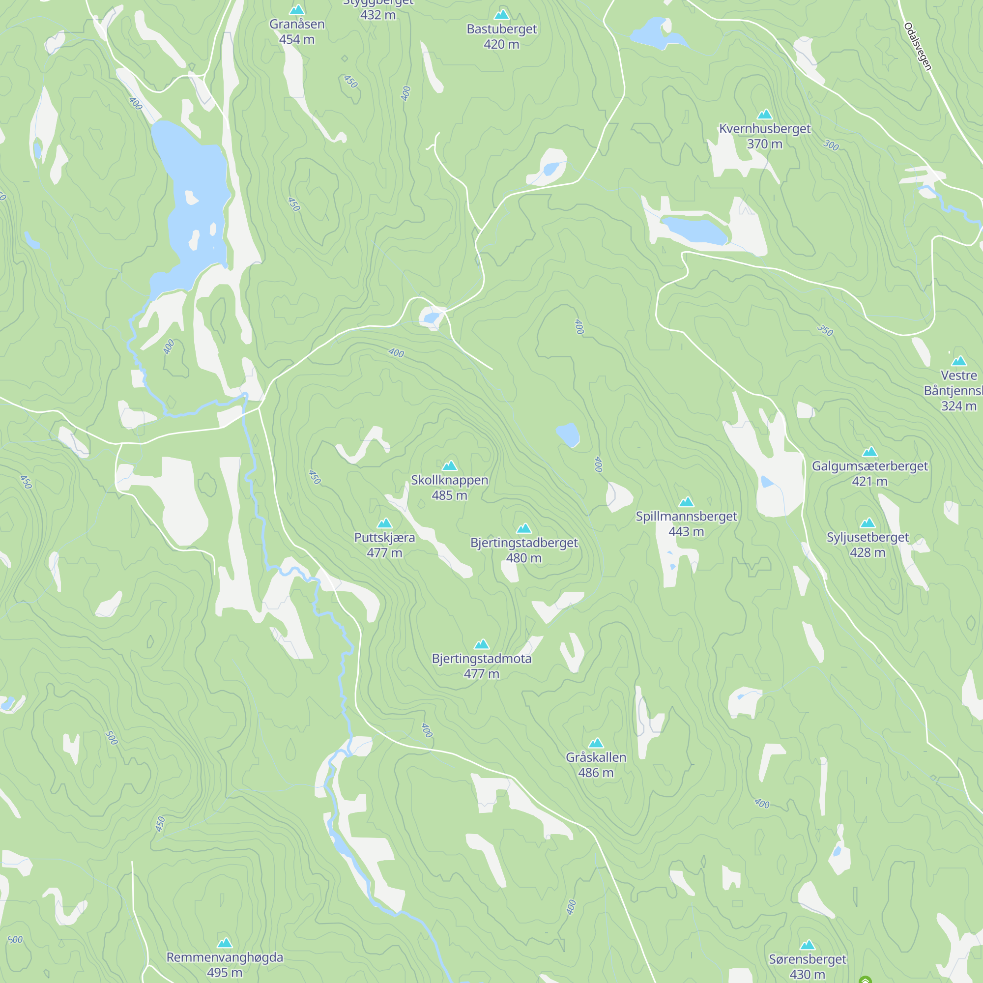 Puttseterkoia map
