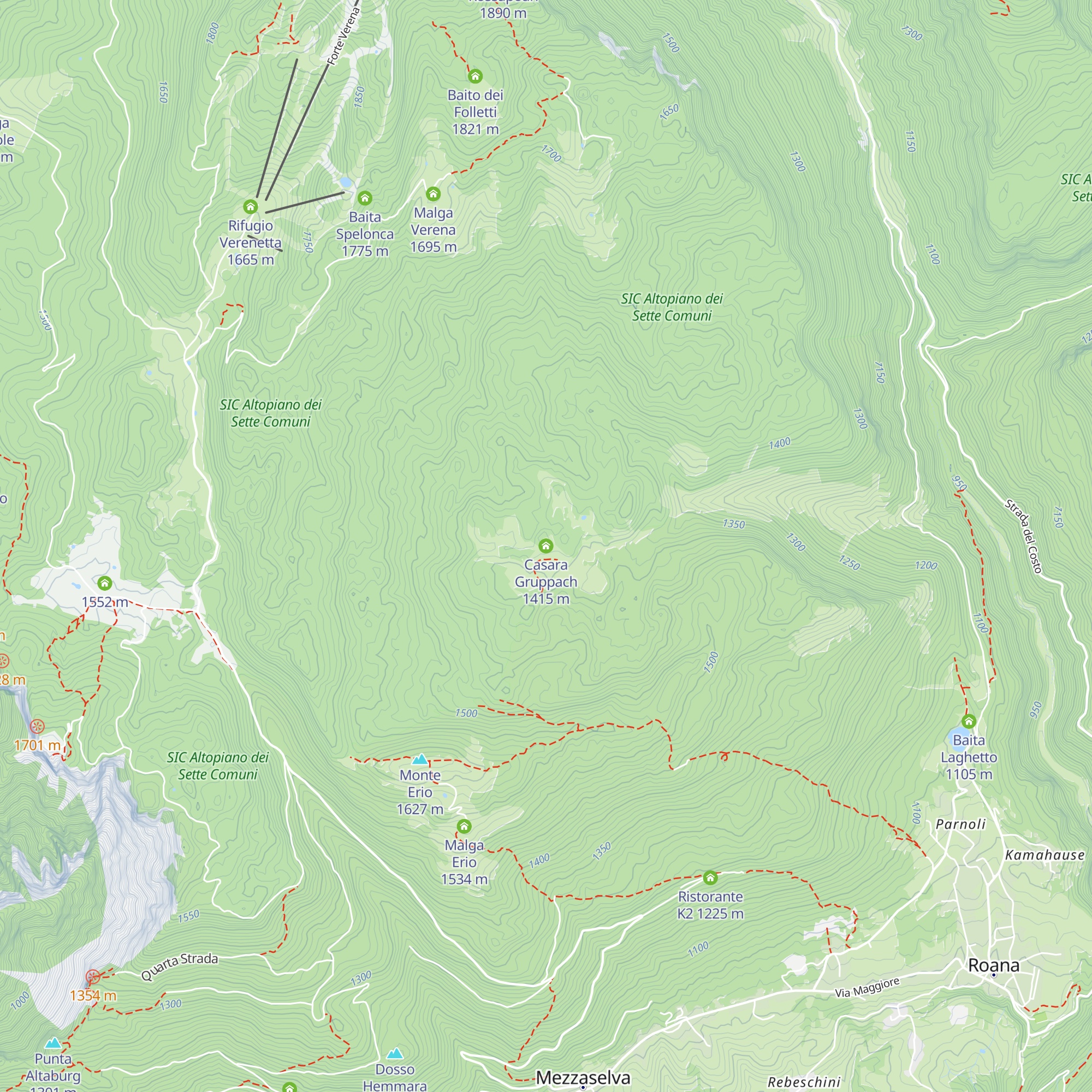 Casara Gruppach map