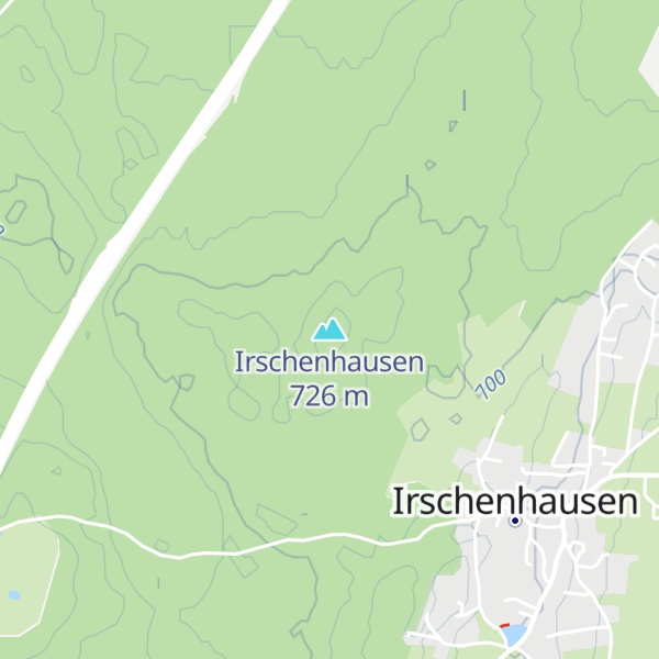 Map of Irschenhausen