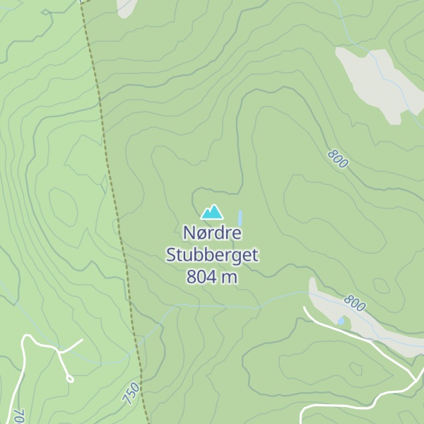 Map of Nørdre Stubberget