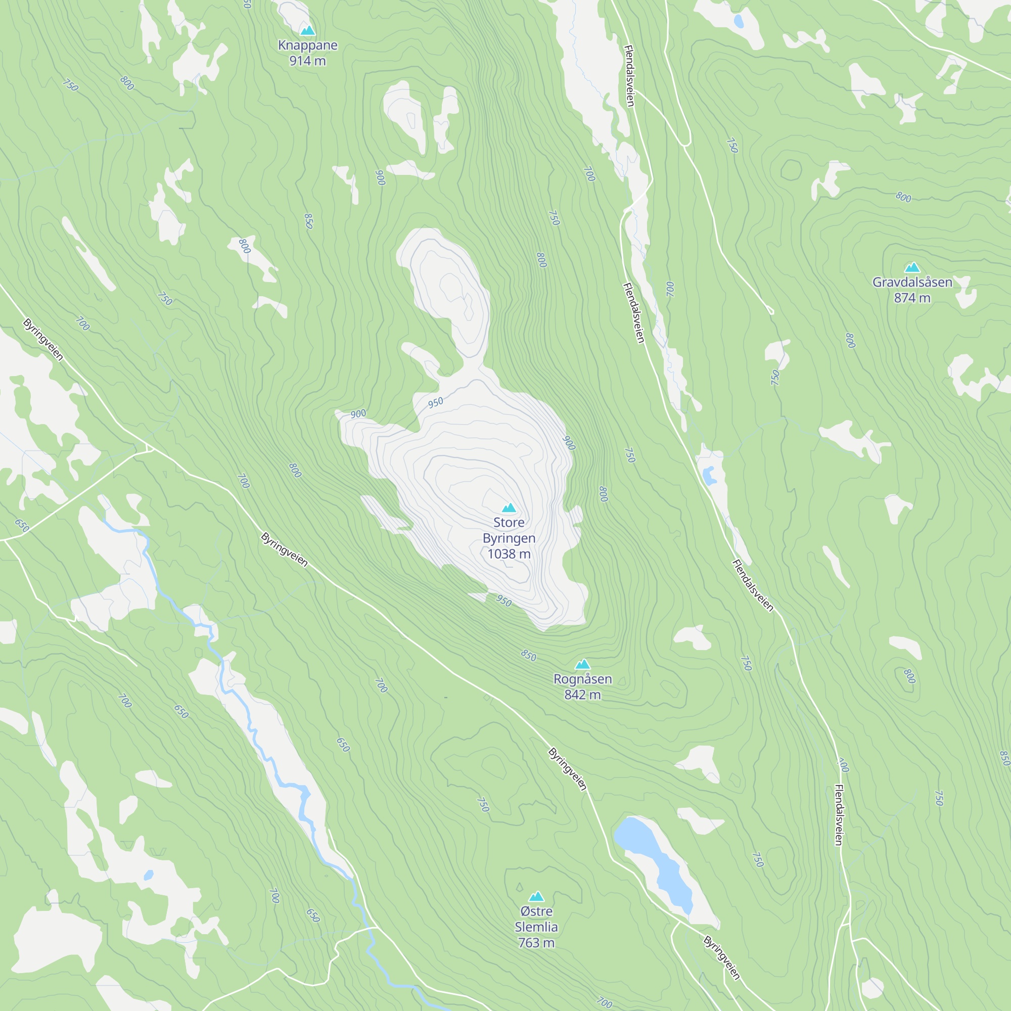 Byringen map