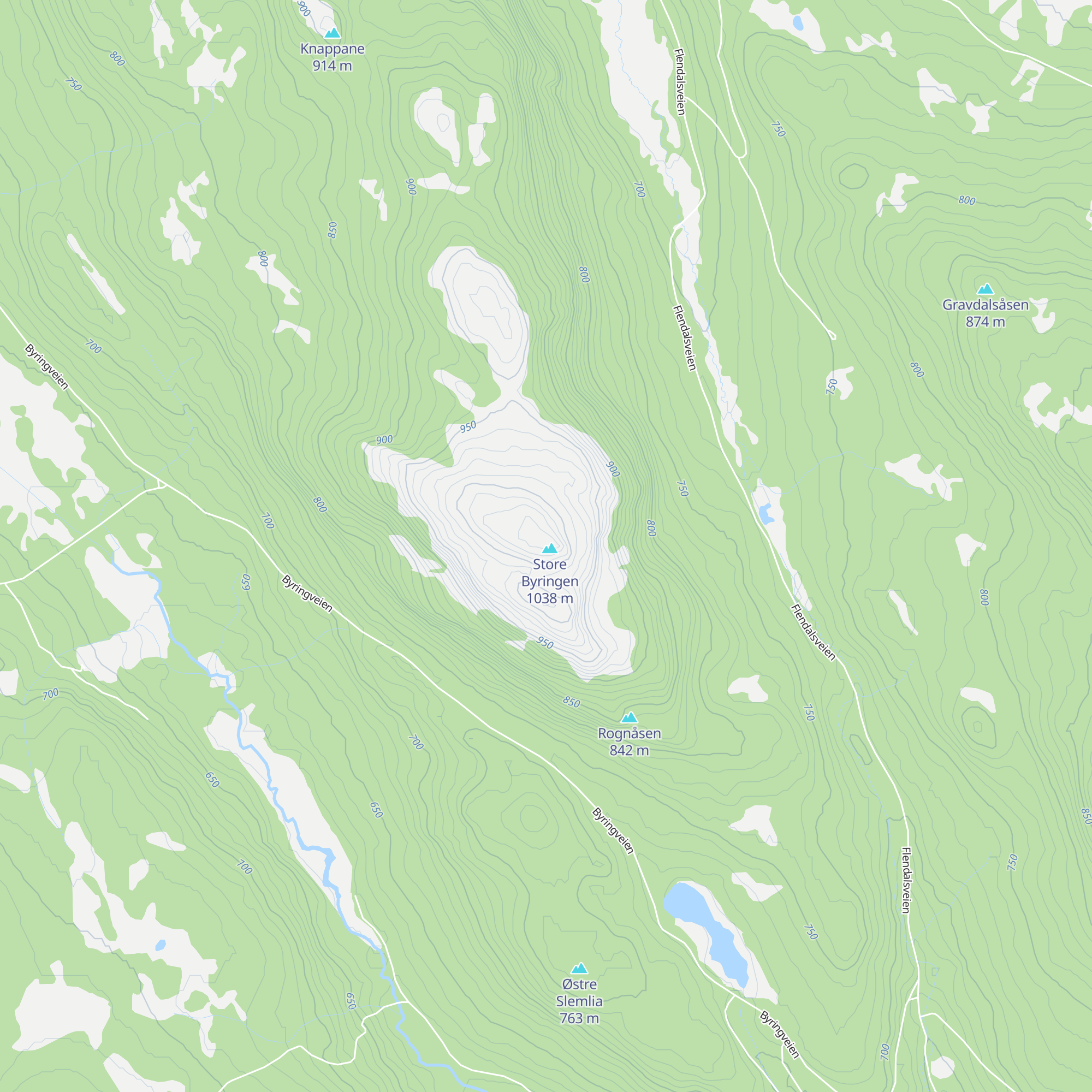 Byringen map