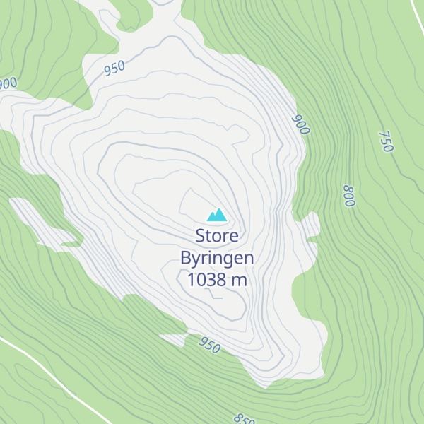 Map of Byringen