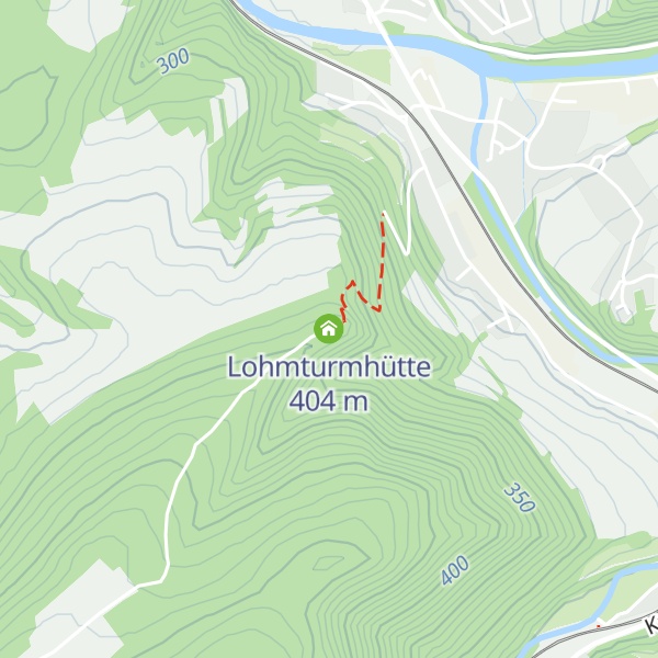 Map of Lohmturmhütte