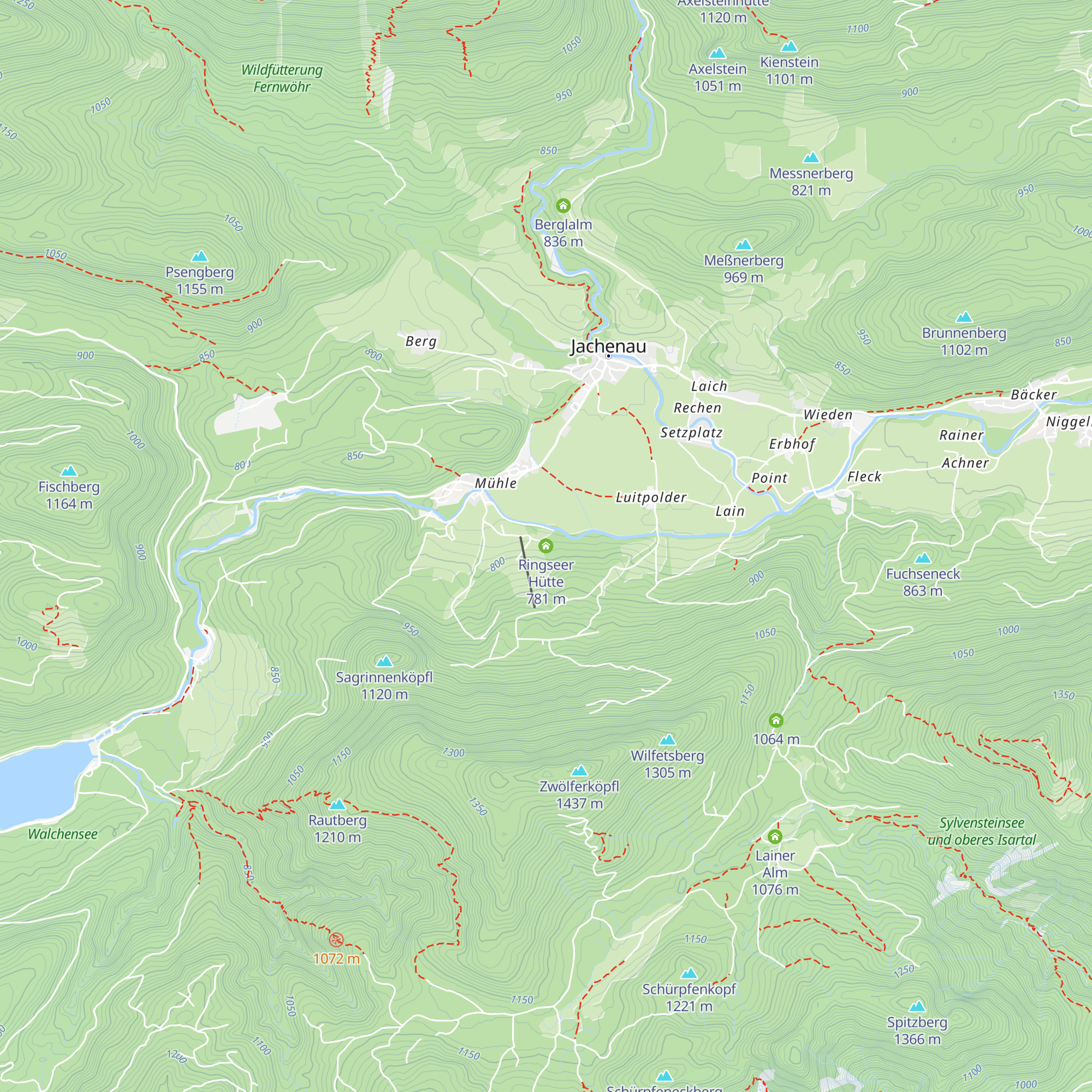 Ringseer Hütte map