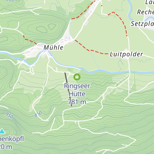 Map of Ringseer Hütte
