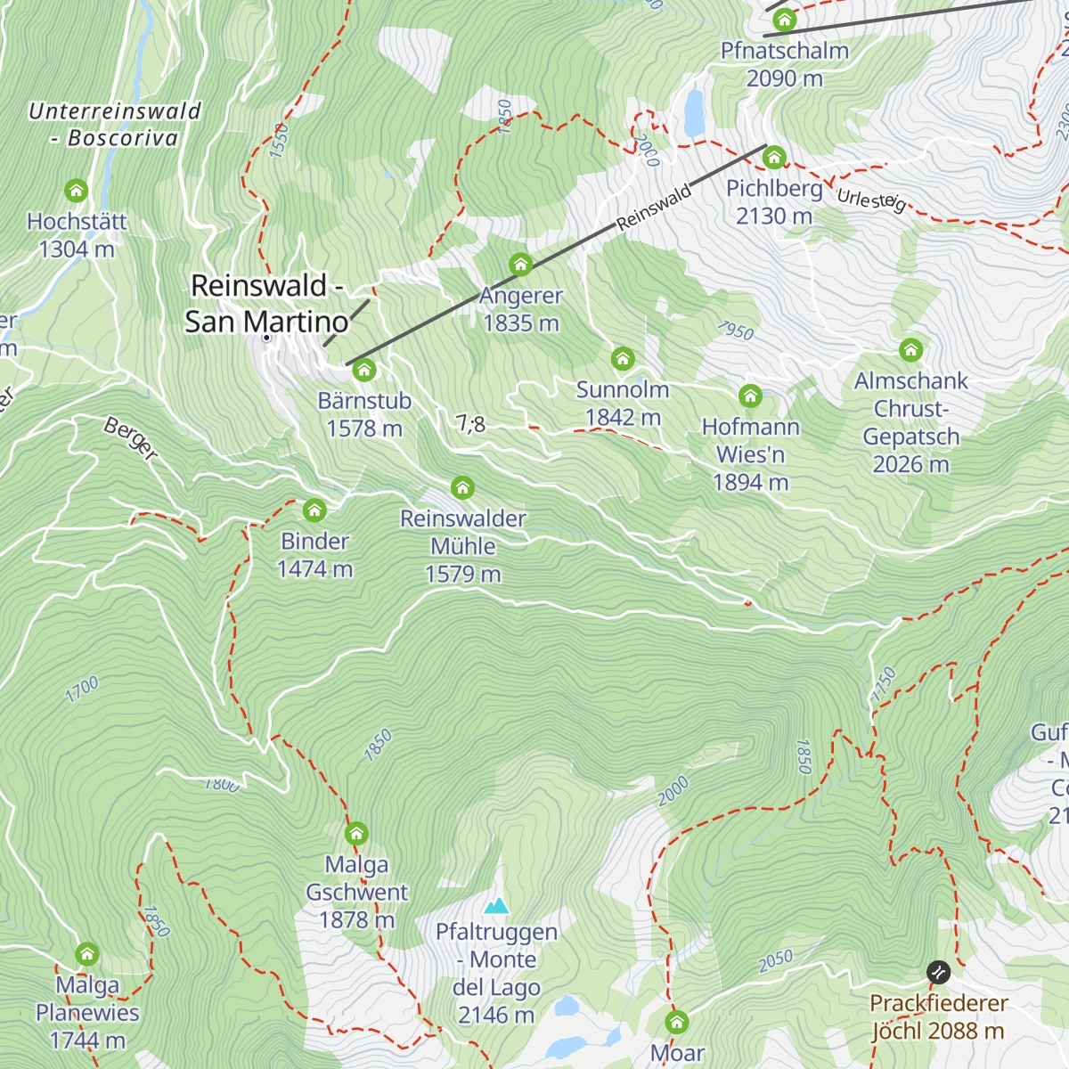 Reinswalder Mühlen map