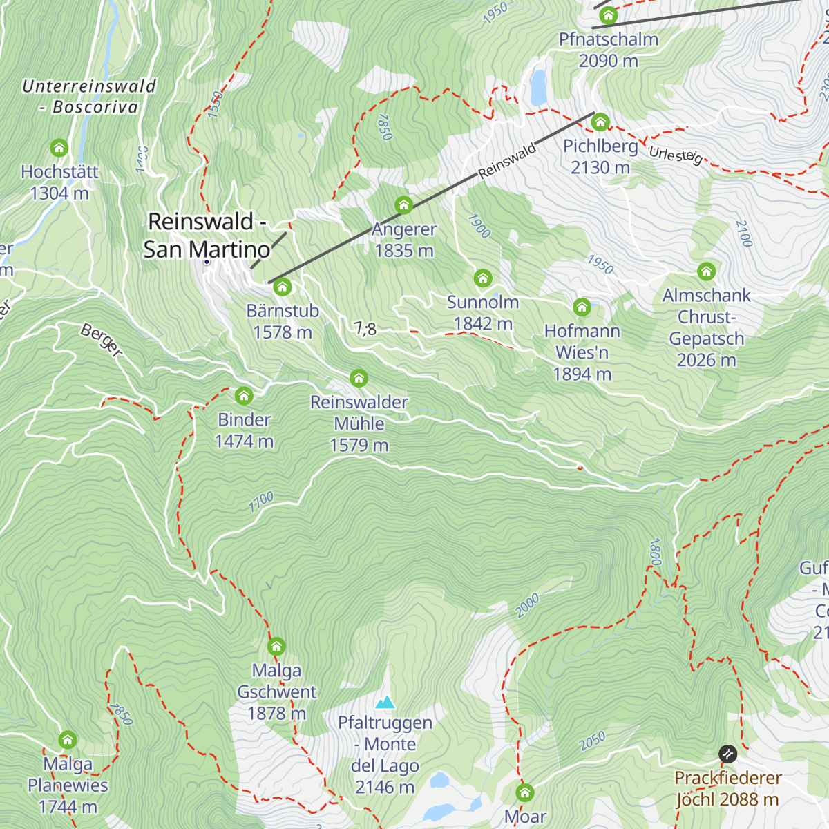 Reinswalder Mühlen map