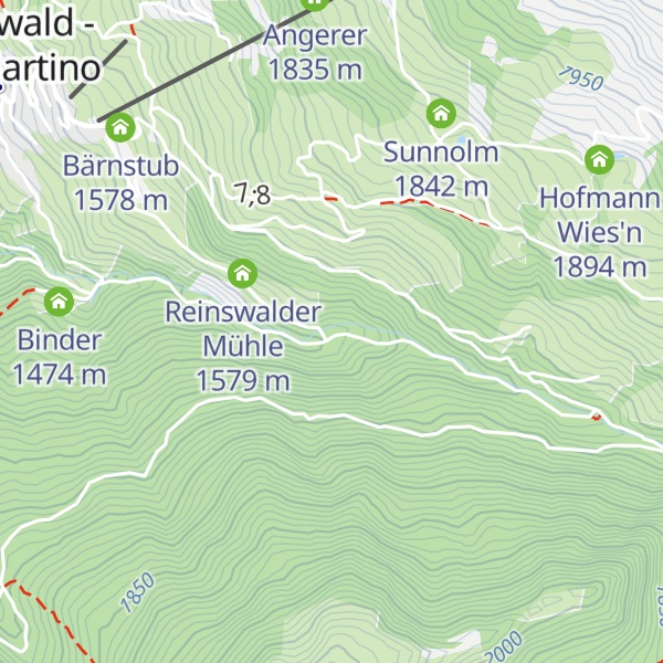 Map of Reinswalder Mühlen