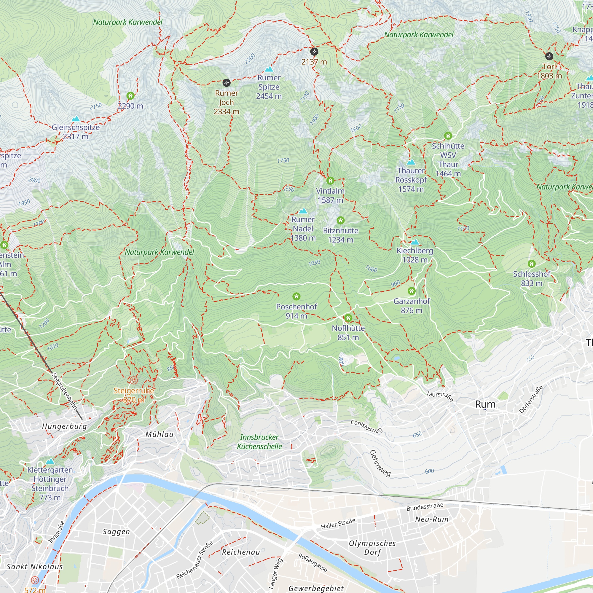 Poschenhof map