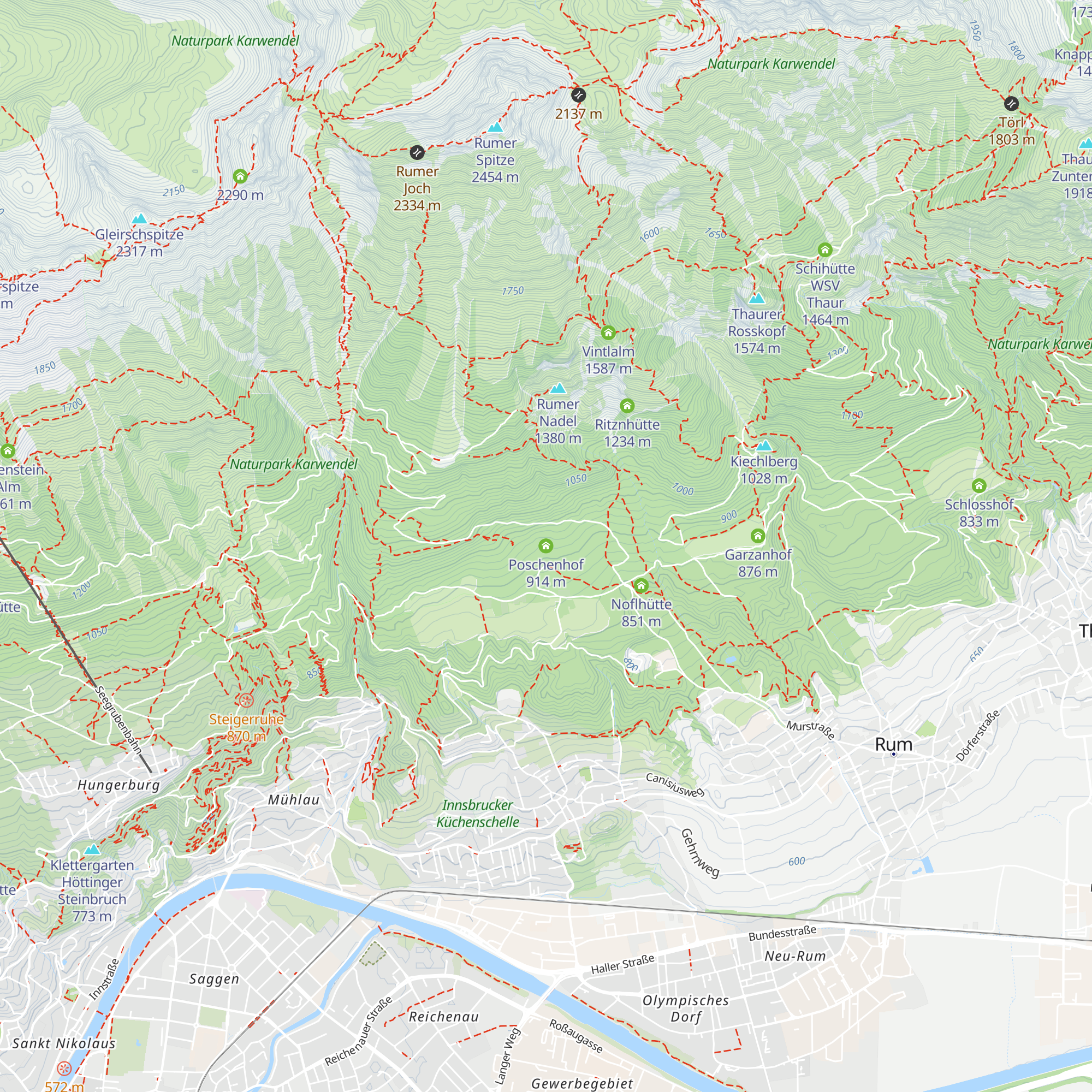 Poschenhof map