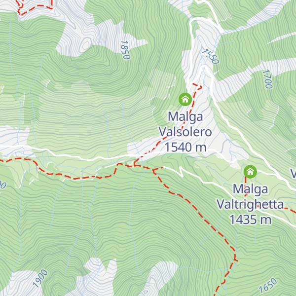 Map of Malga Bolenghetta