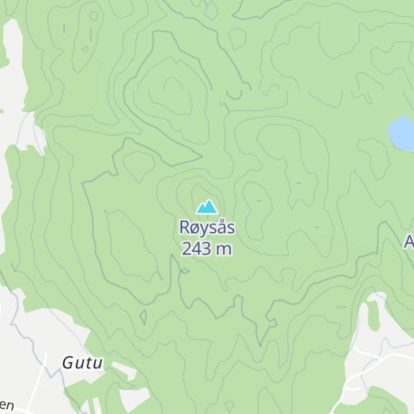 Map of Røysås