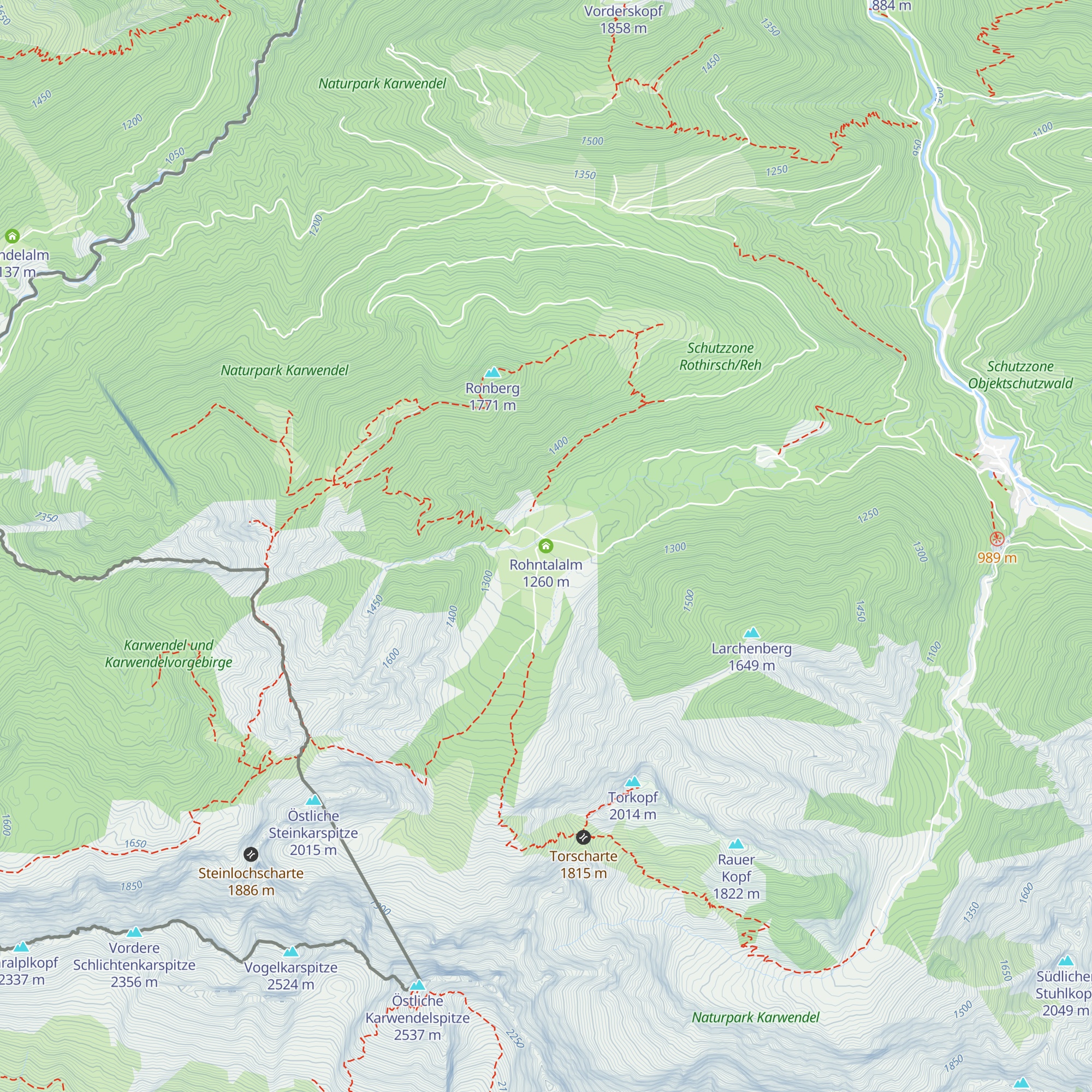 Rohntalalm map