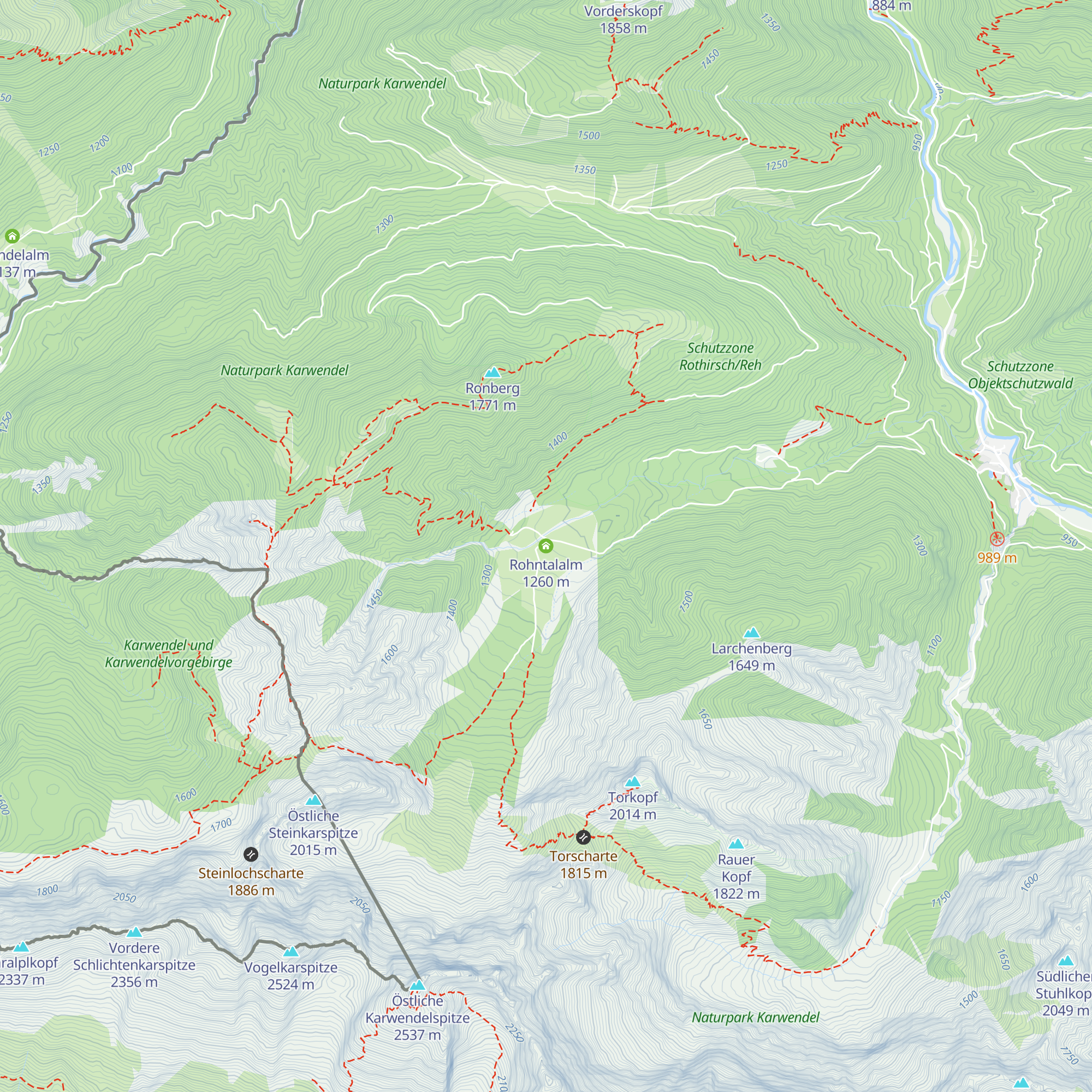 Rohntalalm map