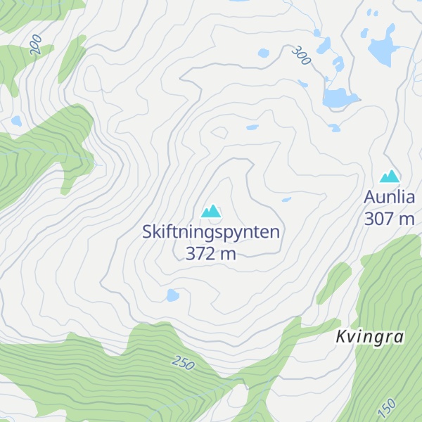 Map of Skiftningspynten