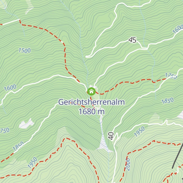 Map of Gerichtsherrenalm