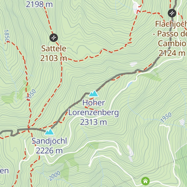 Map of Hoher Lorenzenberg
