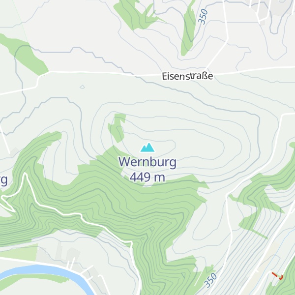 Map of Wernburg