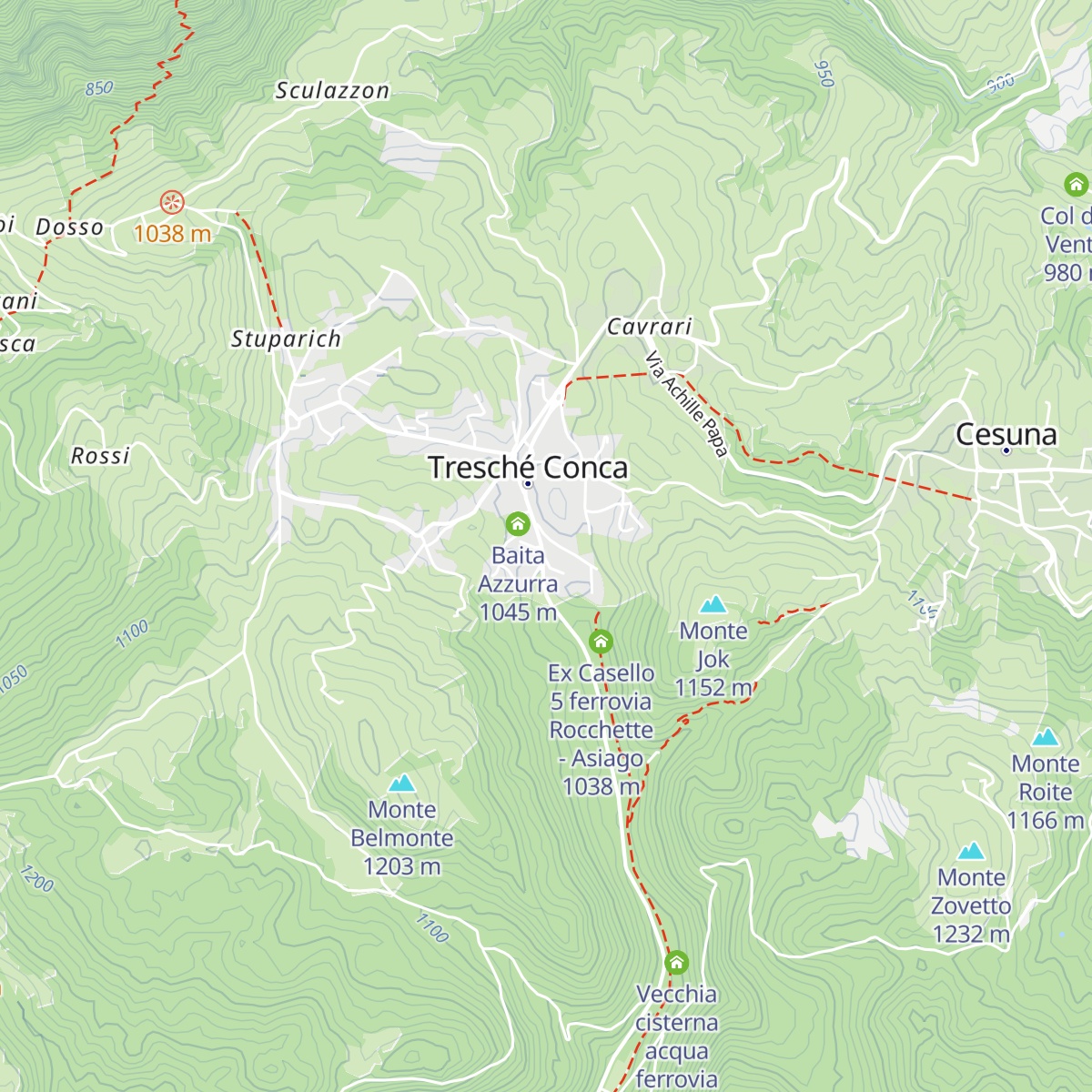 IAT Roana - Ufficio Turismo map