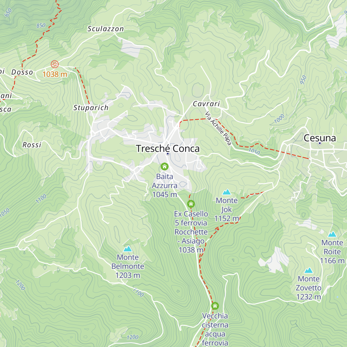 IAT Roana - Ufficio Turismo map