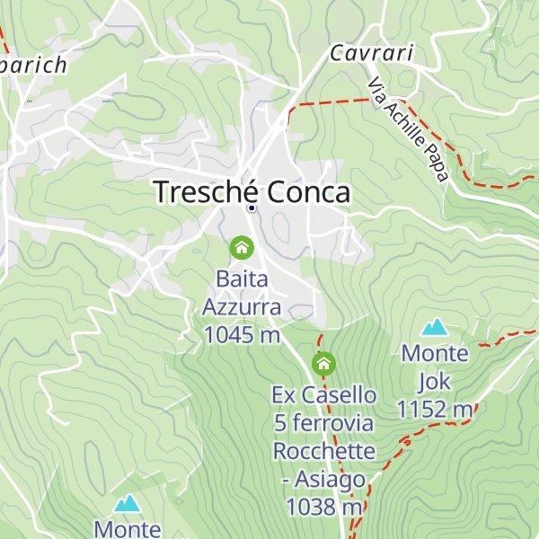 Map of IAT Roana - Ufficio Turismo